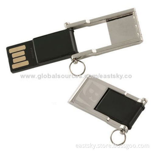 Swivel Mini USB Flash Drive, USB 2.0 Interface, Supports Plug-and-play FunctionNew